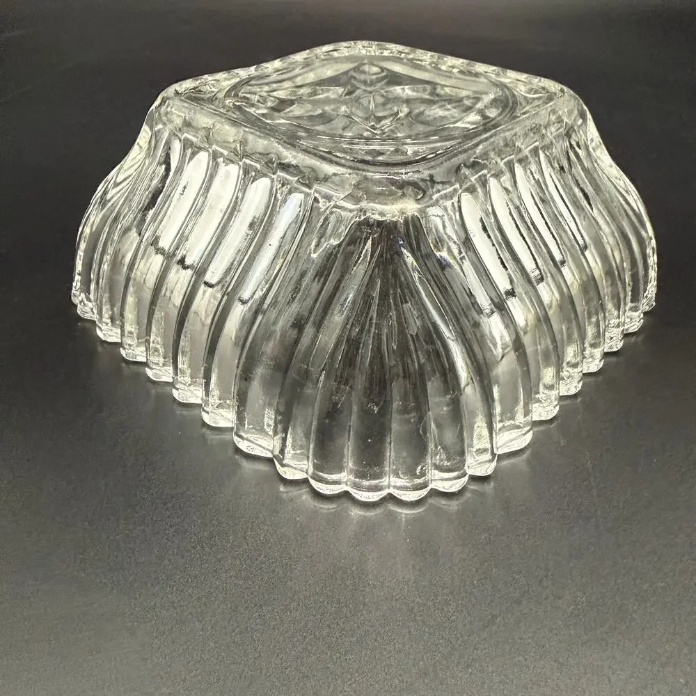 vintage clear glass 6